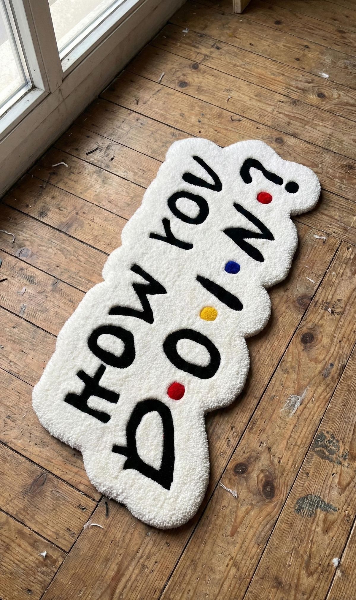 QOUTED HAND-TUFTED RUG