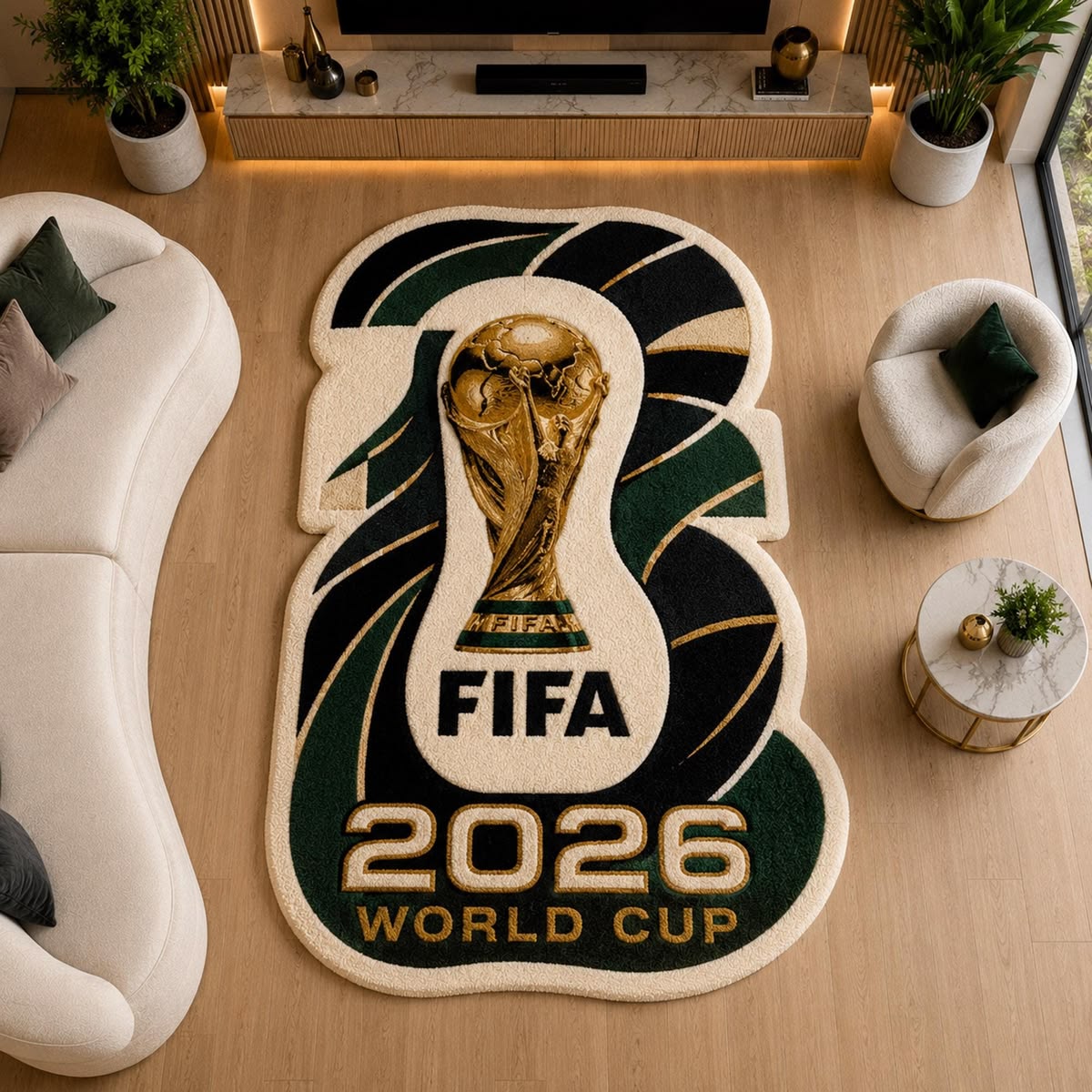 FIFA CUP 2026 HANDTUFTED RUG
