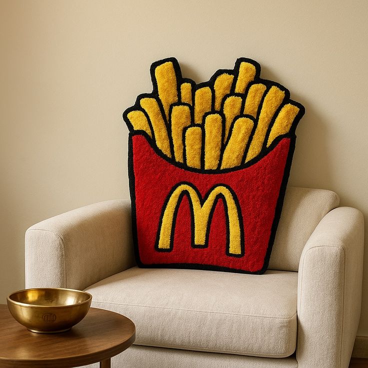 MC DONALD FRIES HAND-TUFTED RUGS