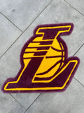 HAND-TUFTED LAKERS RED RUG